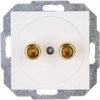 HEINRICH KOPP 4 mm bananų lizdas, baltas, įleidžiamas, 16A 30V AC/DC, 951629004