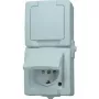 HEINRICH KOPP Paris Schuko lizdas 1 vietos Pure White įleidžiamas 16A 250V IP20 su apsauga nuo vaikų 136902009