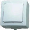 HEINRICH KOPP Paris Poliarinės Baltos Spalvos Įleidžiamas 10A 250V AC Vienkryptis/Dvipusis Šviesos Jungiklis su Apšvietimo Galimybe 565702005