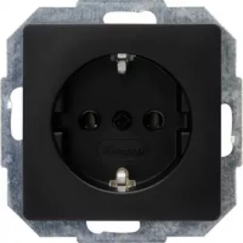 HEINRICH KOPP Paris lizdo įdėklas, Schuko, 16 A, 250 V, matinis juodas 923550080