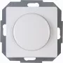 Kopp PARIS 843402085 mygtukinis perjungiklis su LED šviesos reguliatoriumi, arktinės baltos spalvos