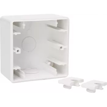 Kopp HK02 paviršinio montavimo korpusas 1 vietos arktinės baltos spalvos 375102008