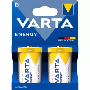 Varta Longlife Power šarminė D baterija LR20 1,5 V, 2 vienetų blisteris 04120229422