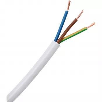 HEINRICH KOPP H03VV-F 3G0,75 mm² baltas lankstus PVC kabelis 25 m 151625006