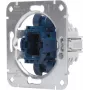 HEINRICH KOPP įleidžiamas 1/2 krypčių jungiklio pagrindas, 250V, 10AX, IP20, aliuminis 508600001