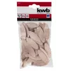 kwb mediniai kaiščiai 10 mm, 50 vnt., bukas, su grioveliais, DIN 68150 029110