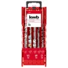 kwb 109154 mūro grąžtų rinkinys, 9 vnt., 4/6/8 mm, su karbido antgaliais, DIN 8039