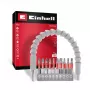 Einhell Karabiner antgalių rinkinys 10 dalių 1/4 inch 6,3 mm PH PZ Torx 118623