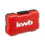 kwb 109010 antgalių rinkinys, 39 dalių, S2 plieno antgaliai, 1/4 colio šešiabriaunis kotas, magnetinis greito keitimo laikiklis, spalvomis koduoti