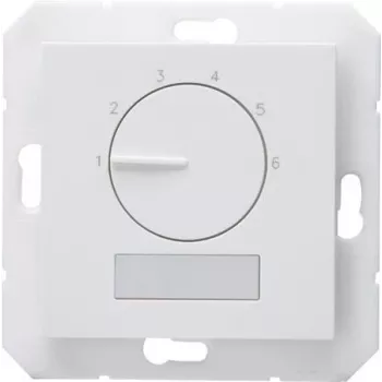 HEINRICH KOPP HK07 Basic elektroninis patalpų termostatas, 230V, 50Hz, 0°C–40°C, IP20, Pure White 296529003