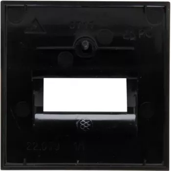 Kopp HK07-UAE dangtelis, juodos matinės spalvos, 1 modulio 371750005