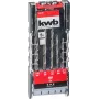 kwb 109140 grąžtų betonui rinkinys su karbido antgaliais, 5 dalių, 4-10 mm