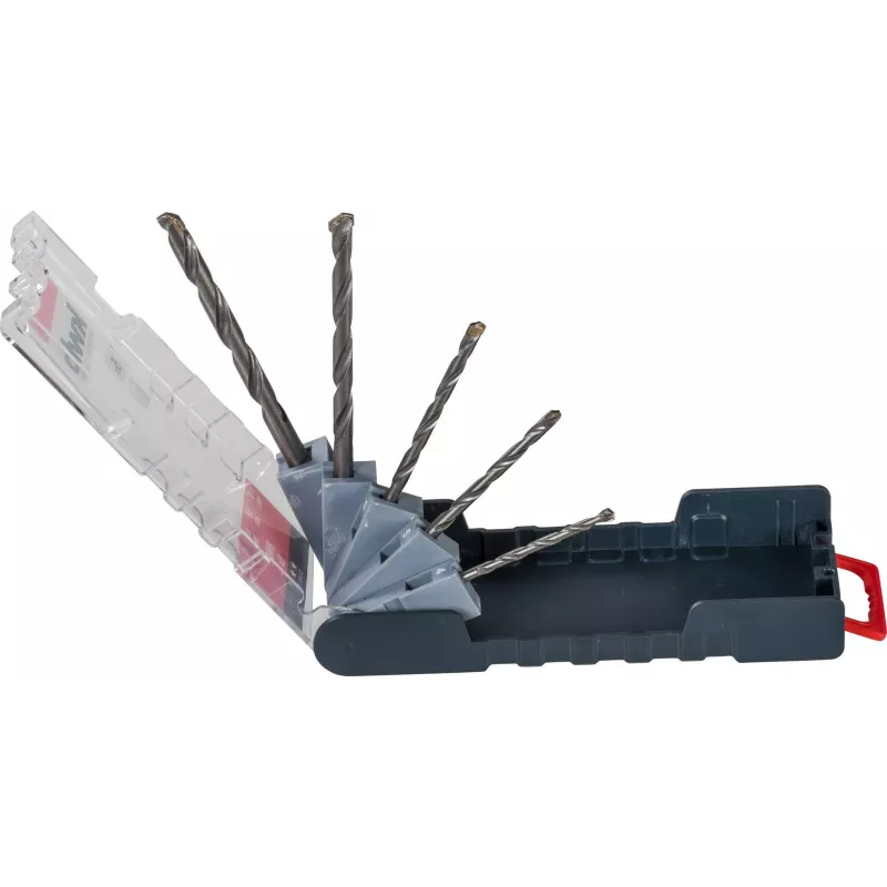 kwb 109140 grąžtų betonui rinkinys su karbido antgaliais, 5 dalių, 4-10 mm