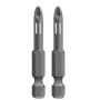 kwb 122153 PoziDriv antgalis PZ3, 25 mm, 1/4 colio šešiabriaunis kotas, plieninis, 2 vnt.