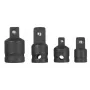 KWB 371600 lizdų adapteris 1/4 inch šešiabriaunis į 1/2 inch kvadratinį sukimą chromo vanadžio plienas