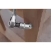 KWB 371600 lizdų adapteris 1/4 inch šešiabriaunis į 1/2 inch kvadratinį sukimą chromo vanadžio plienas