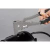 kwb 407200 aklinų kniedžių kniedytuvas su 4 antgaliais (2,4–4,8 mm), rankinis kniedytuvas aliuminio ir plieno kniedėms