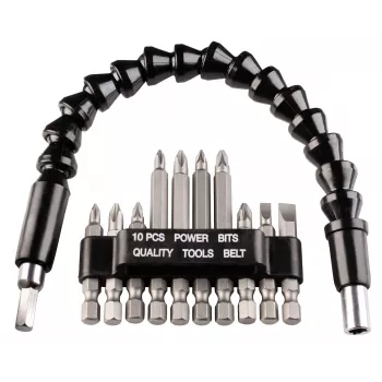 kwb 113990 11 dalių antgalių rinkinys su magnetiniu greito keitimo antgalių laikikliu, S2 plienas, 25 mm, PH/PZ/TX/SL