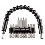 kwb 113990 11 dalių antgalių rinkinys su magnetiniu greito keitimo antgalių laikikliu, S2 plienas, 25 mm, PH/PZ/TX/SL