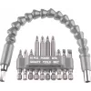kwb 113990 11 dalių antgalių rinkinys su magnetiniu greito keitimo antgalių laikikliu, S2 plienas, 25 mm, PH/PZ/TX/SL