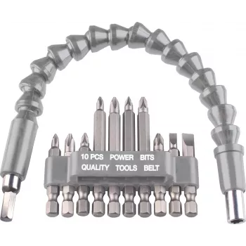 kwb 113990 11 dalių antgalių rinkinys su magnetiniu greito keitimo antgalių laikikliu, S2 plienas, 25 mm, PH/PZ/TX/SL