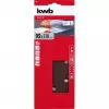 KWB 818112 švitrinio popieriaus lapai, grūdėtumas 120, 230 x 93 mm, 10 vnt.