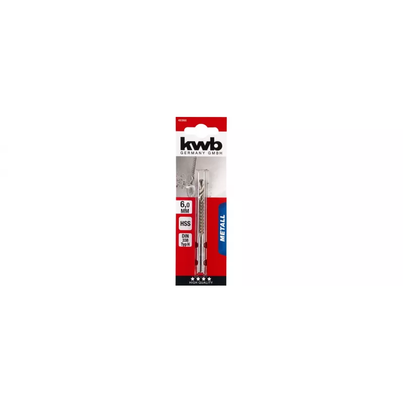 KWB 493900 plokščiasis medienos grąžtas 20 mm, šešiakampis kotas