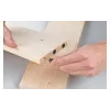 kwb apvalūs briaunuoti mediniai kaiščiai, 10 x 40 mm, 4 vnt., natūralaus medžio 530210
