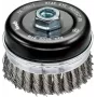 KWB AGGRESSO-FLEX® puodelio šepetys, pintas, gofruotas HSS plieno vielos, 75 mm, M14 sriegis, kampiniams šlifuokliams, 1 vnt. (719226)