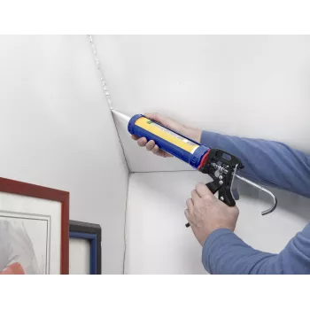 kwb 932000 rankinis kasečių dozatorius 310 ml sandariklio kasetėms, plieninis rėmas, raudonas/juodas