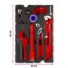 Einhell 370527 įdėklų rinkinys dėklui, 8 dalių (370527)