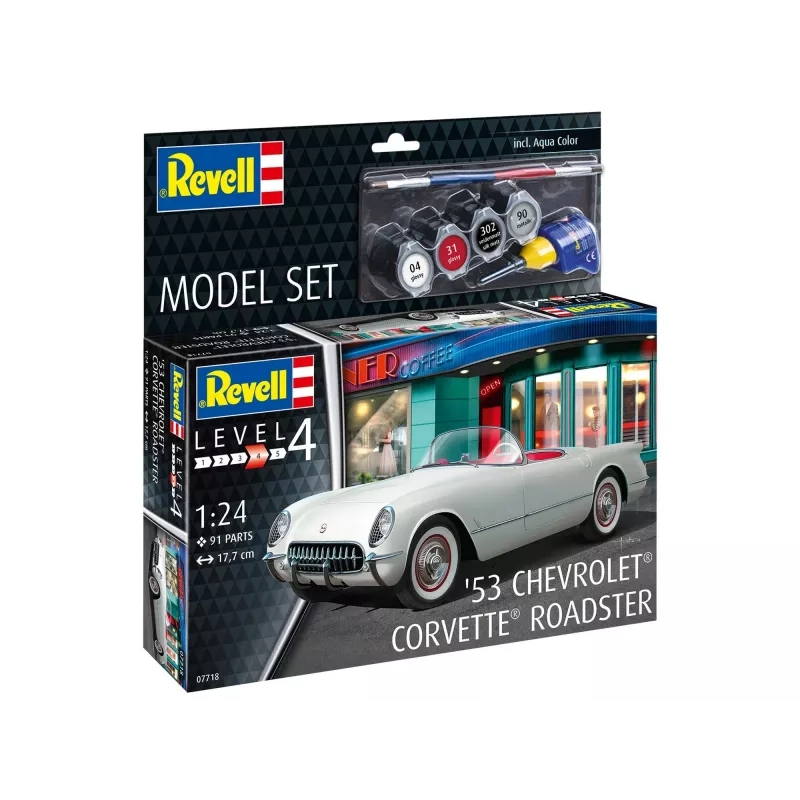 Revell 67718 1953 Corvette Roadster 1:24 plastikinis modelių rinkinys