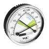 TFA Dostmann 452024 analoginis termo-higrometras, baltas/sidabrinis, montuojamas ant sienos arba stovas ant stalo, -15 iki +55°C, 0-100% RH