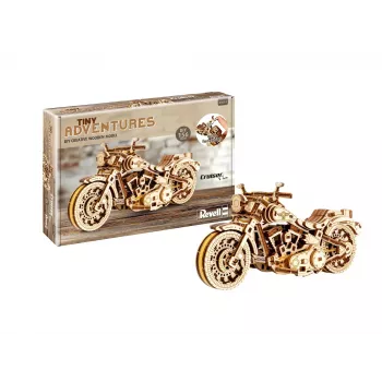 Revell Tiny Adventures Cruiser V-Twin medinis motociklo modelio rinkinys 00614