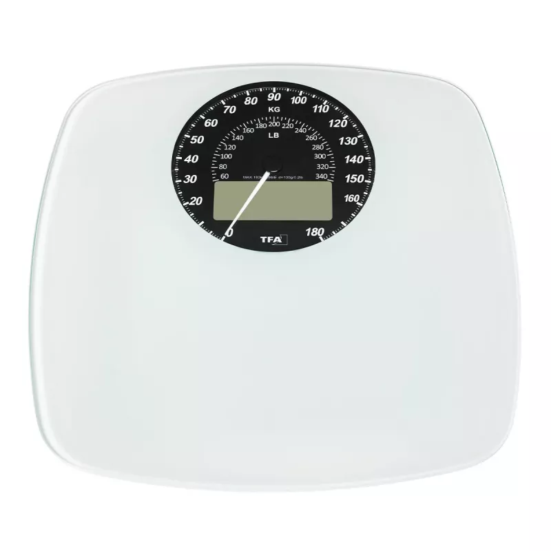 TFA Dostmann 50.1003.02 elektroninės vonios svarstyklės, 180 kg, juodos