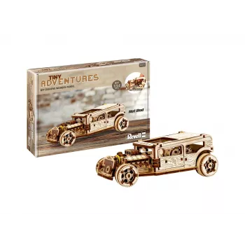 Revell Holz Tiny Adventures - Hot Rod medinio modelio rinkinys 00612