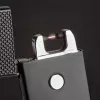 TFA Dostmann 98.1124.01 plazminė lanko uždegimo žiebtuvėlis - įkraunamas USB belieknis dvigubas lankas, atsparus vėjui