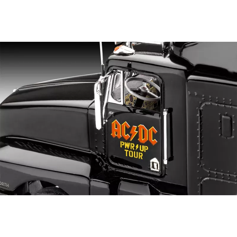 Revell 07731 AC/DC Tour Truck & Trailer “Power Up” modelio rinkinys 1:32