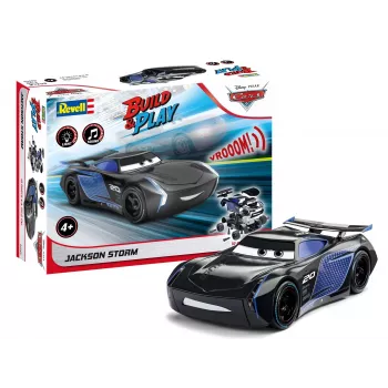 Revell Junior Kit Disney Pixar Cars 3 Jackson Storm 19 dalių konstruktorius su šviesos ir garso efektais 065639090