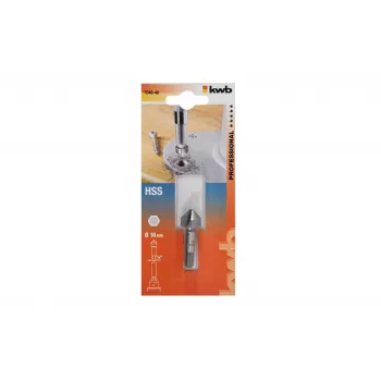 KWB 704840 HSS nusklembimo grąžtas 16 mm, 90°, 3 pjovimo briaunų, cilindrinis kotas