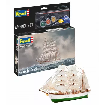 Revell Model Set Gorch Fock 1:200 burlaivio plastikinis modelių rinkinys 65432