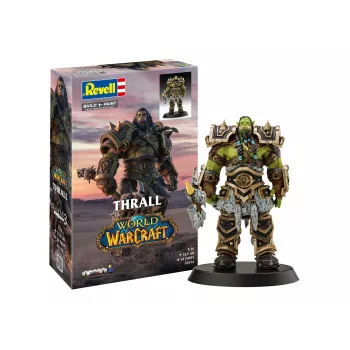 Revell World of Warcraft Thrall (Orkas) dovanų rinkinio modelio rinkinys 1:12 masteliu, 30 dalių, su klijais, dažais ir teptuku 03516