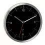 TFA Dostmann 60.3544.01 radio valdomas sieninis laikrodis, 245 mm nerūdijančio plieno korpusas, slenkantis mechanizmas
