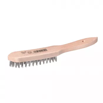 kwb 919950 rankinė vielinė šepetys su 4 eilių plieniniais šeriais, 255 mm