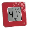 TFA Dostmann Style vidinis elektroninis higrometras, raudonas (30.5021.05)