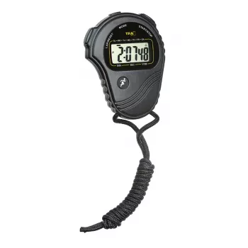TFA Dostmann skaitmeninis chronometras - LCD ekranas - juodas - plastmasinis - LR44 - 70 mm (38.2029)