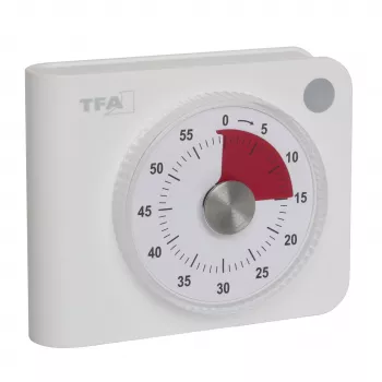 TFA Dostmann skaitmeninis virtuvės laikmatis, baltas, 38.2058.02