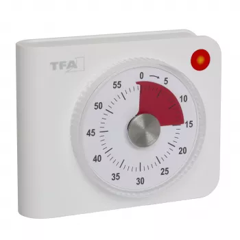TFA Dostmann skaitmeninis virtuvės laikmatis, baltas, 38.2058.02