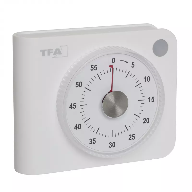 TFA Dostmann skaitmeninis virtuvės laikmatis, baltas, 38.2058.02