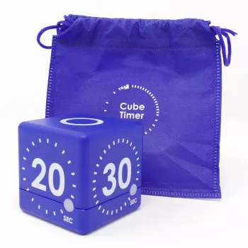 TFA Dostmann Timer CUBE skaitmeninis kubinis laikmatis, mėlynas 38.2036.06